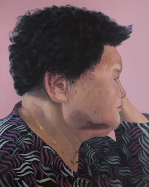 <paternal grandmother> , oil on canvas, 162x130cm ,2013