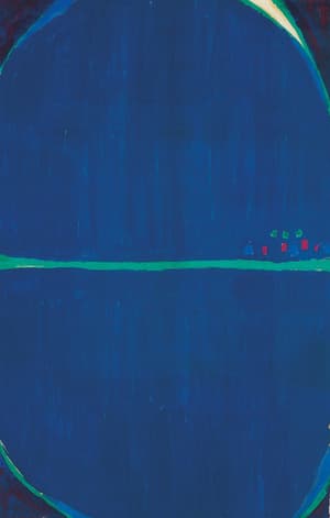 김환기, 1963~1974, 종이에 유채, 88×57cm, 2018 ⓒWhanki Foundation·Whanki Museum