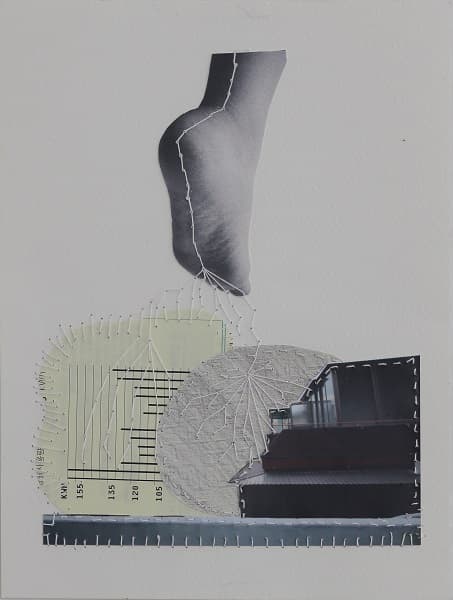 김샨탈, re-orienting02, 복합매체, 180*240mm, 2017