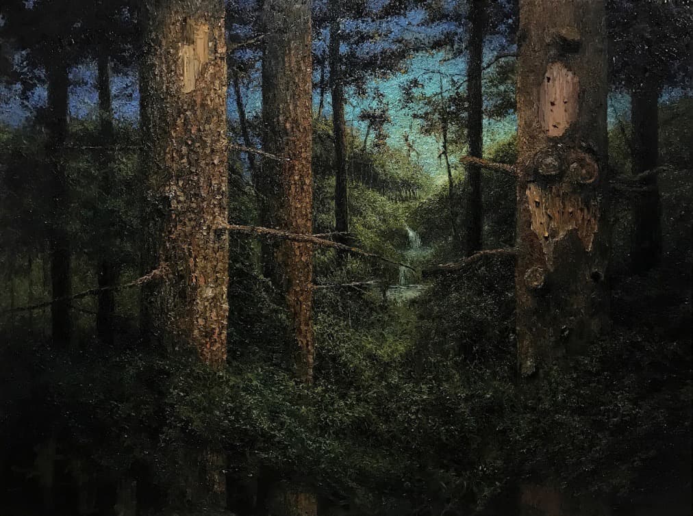 Instant Landscape – Goosebumps #7 2017 Oil on canvas 193.9x259.1cm