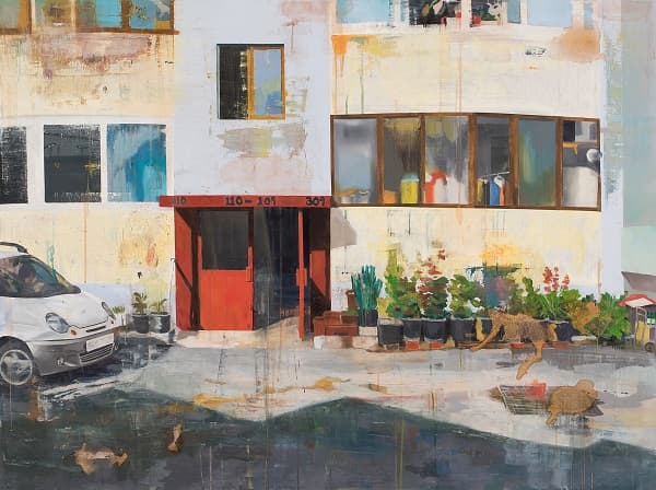 임윤묵, <현재를 위한 과거의 하소연>, oil on canvas, 91.0×116.8cm, 2017