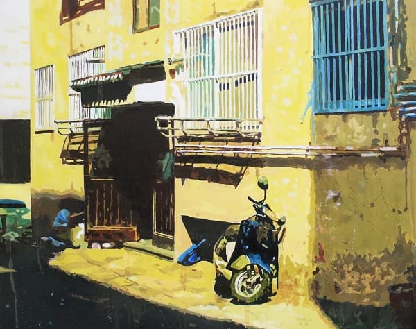 임윤묵, <Sunshine>, oil on canvas, 72.7×90.9cm, 2018