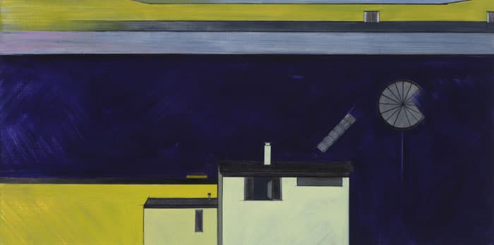 수레바퀴, 75 x 150 (cm), oil on linen, 2014
