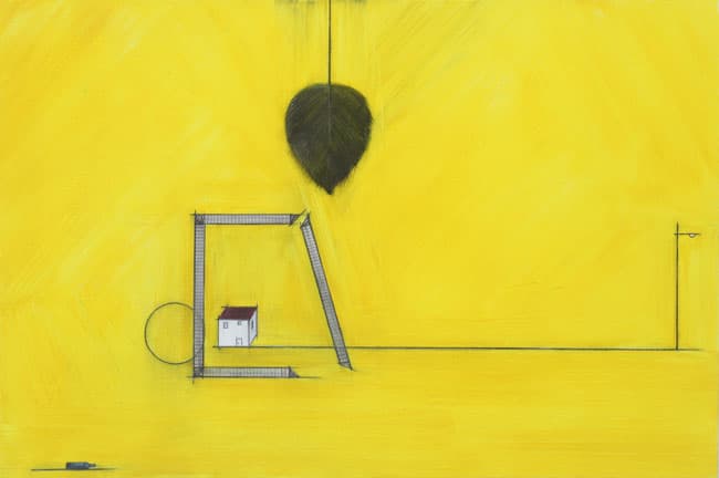 열린 그림, 80 x 120 (cm), oil on linen, 2012