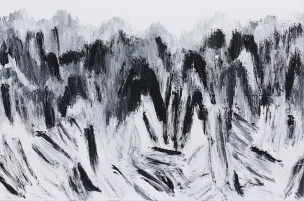 김호득, 산 산 물 물, 캔버스에 아크릴, 130.5x194cm(2p), 2017