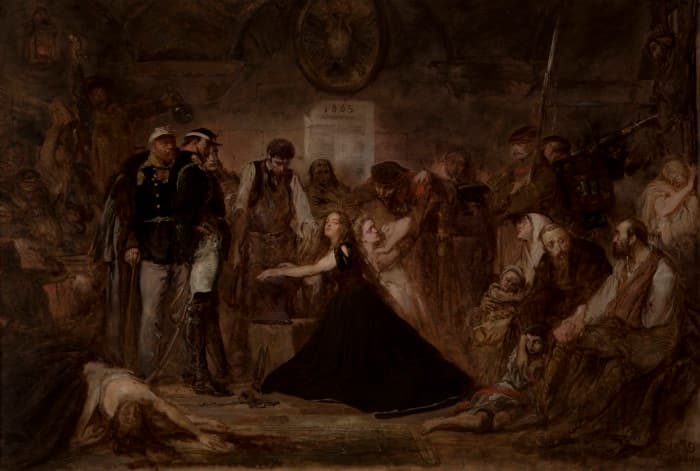 얀 마테이코, 폴로니아 (Polonia -1863) 1864, 캔버스에 유채, 158×232cm, 크라쿠프 차르토리스키박물관 소장, Photo© The Princes Czartoryski Foundation
