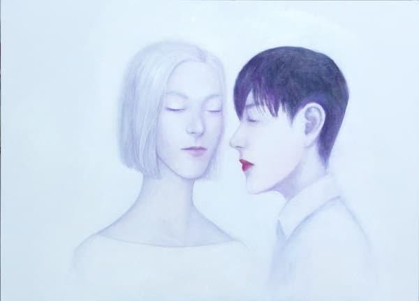 나기, <재활치료 최종목표 #1>, 캔버스에 유화, 65.1x90.9cm, 2018 ⓒ나기