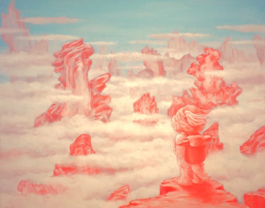 <A Whole New World>, 캔버스에 아크릴, 91×73ｃｍ, 2015