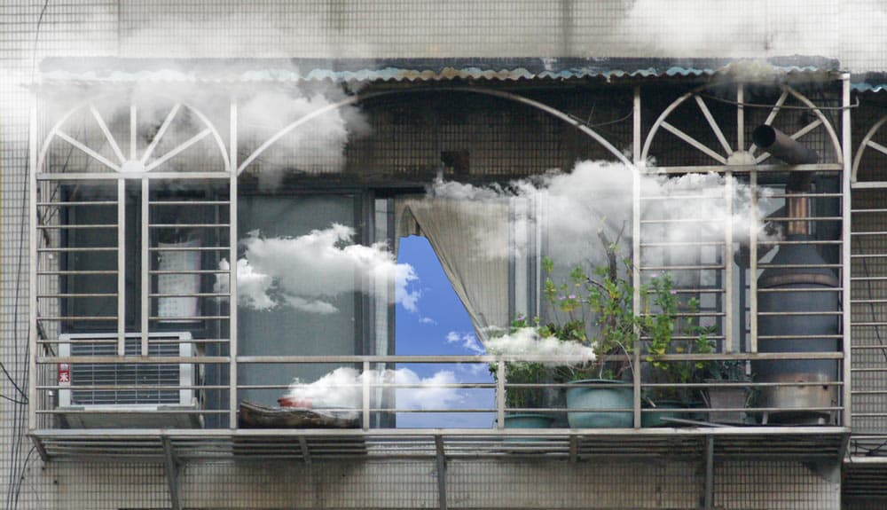 박상화, Innerdream in taipei , 2014, 가변크기 , 수제스크린 , 영상설치