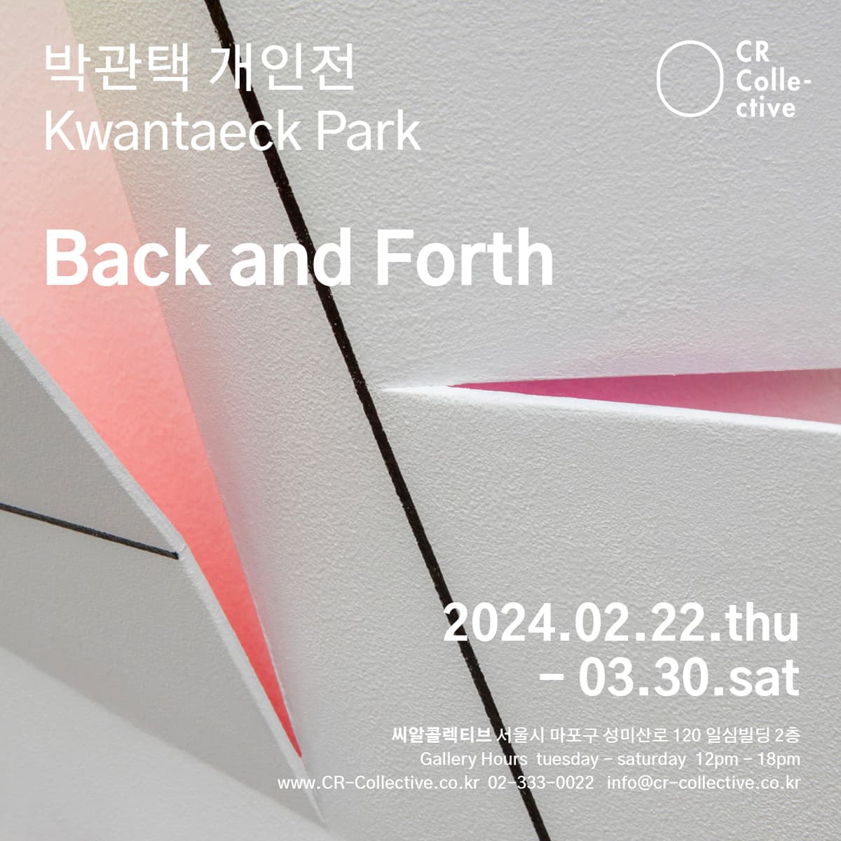 박관택 개인전: Back and Forth 1