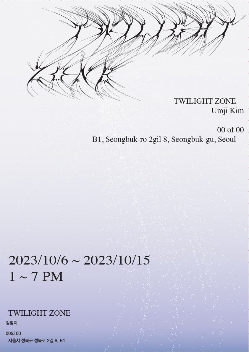 김엄지 개인전: Twilight zone 1