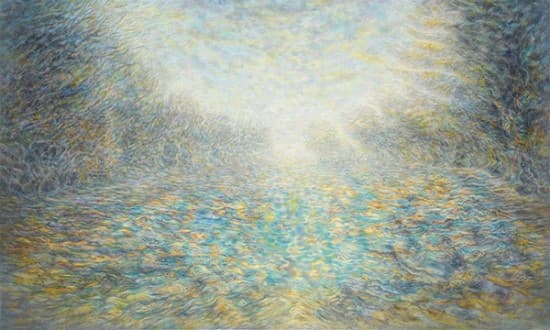발리-신의 축복을 받아 평온한 지상낙원 oil on canvas 97x162cm 2013 