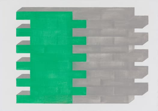 Constructions-ㄷ,종이에 파스텔,75.5x106cm,2016