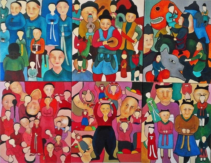 그들의 세상 mixed media 116.8-91cm 2015