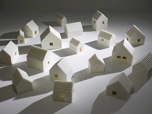 최성임, Missing home, 각설탕, 핫글루, 가변설치, 2015