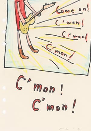 나라 요시토모 Yoshitomo NARA, 컴온! 컴온! C'mon! C'mon!, 1995