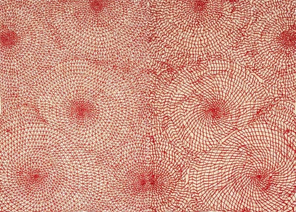 송미리내, Connecting link10-1, sewing&canvas,27x19.5cm_2017