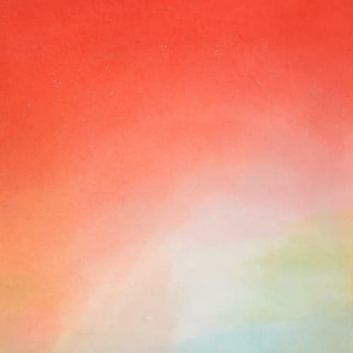 Look To The Sky/ 순지에 분채, 자수/ 90x90cm/ 2015