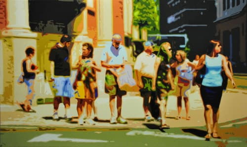 Coexistence, Oil on canvas, 91.6x121.9cm, 2014