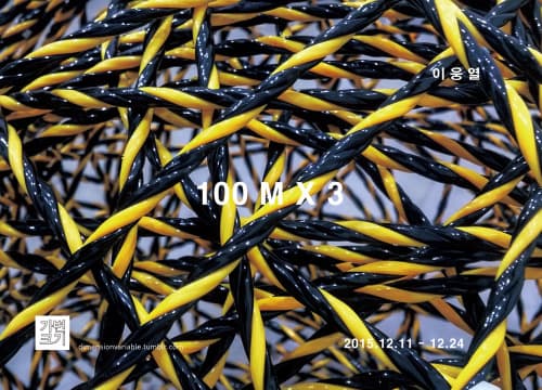 이웅열 개인전 : 100M × 3 1