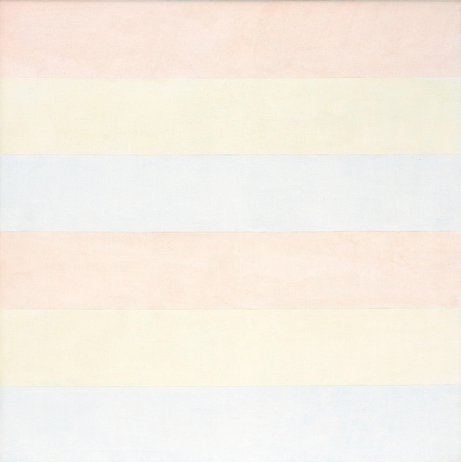 〈아기가 나오는 곳〉(순수한 사랑 시리즈), 1999, 캔버스에 아크릴, 연필, 152.4 x 152.4 cm, 디아예술재단 © Estate of Agnes Martin / Artists Rights Society (ARS), New York – SACK, Seoul