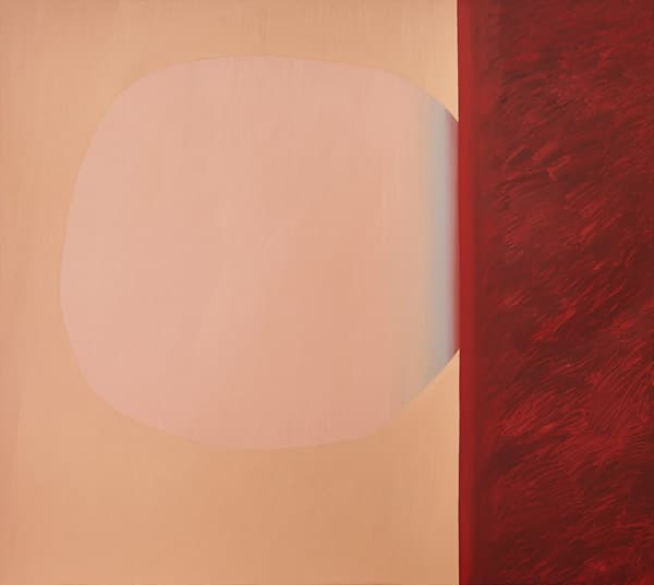 박민하, Warp 75, 140 x 180 cm, acrylic and oil on canvas, 2019