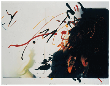 더블린  Dublin ,1996 70×90  사진에 유채   ⓒ Rebecca Horn / BILD-KUNST, Bonn - SACK, Seoul, 2007