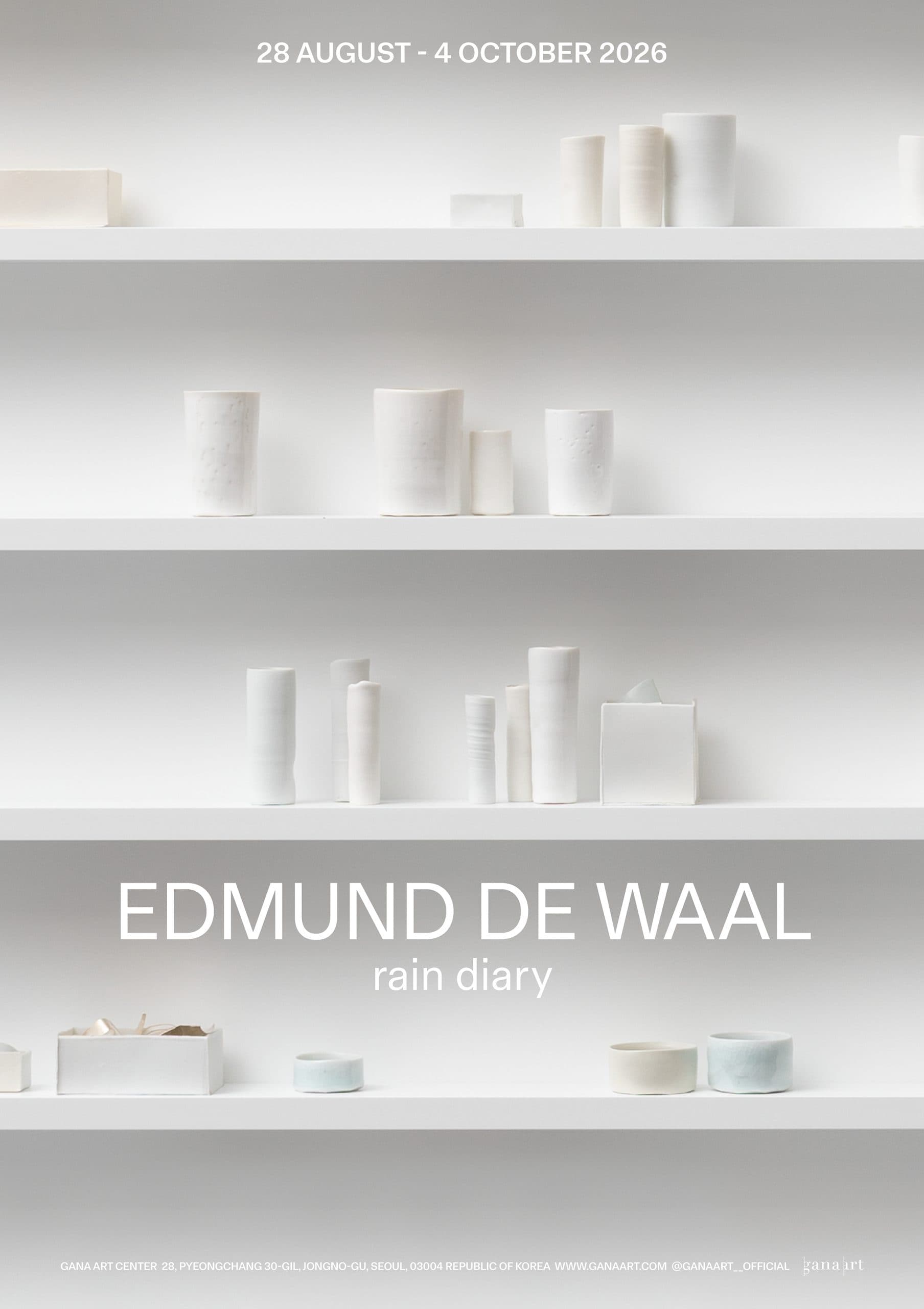 Edmund de Waal: rain diary